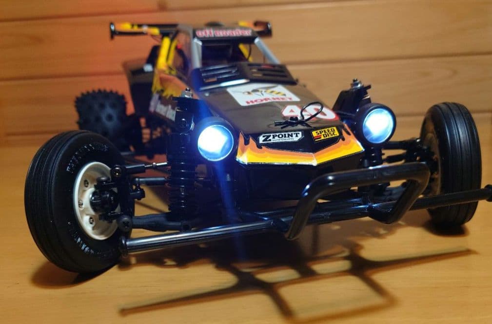 タミヤRCホーネットEVO.(LEDライト付)＆プロポ＆バッテリー充電器完成