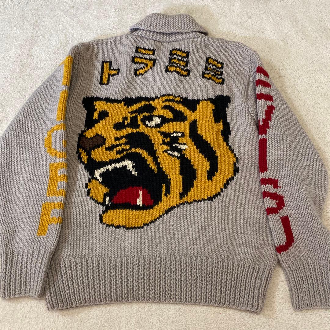 EVISU エヴィストラミミカウチンセーター ニット トラ柄 - メルカリ