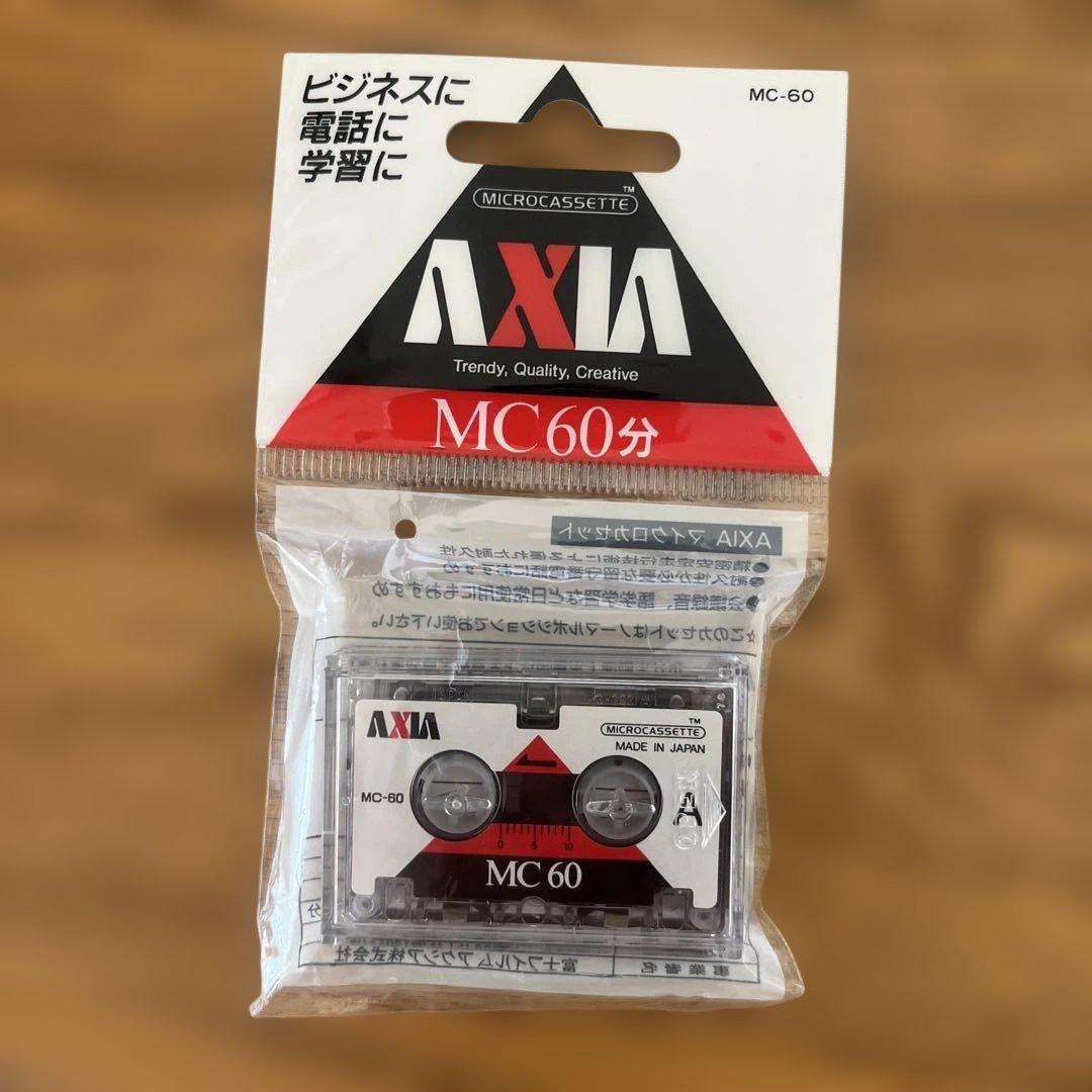 新品未開封 富士フイルム AXIAアクシア マイクロカセットテープ 60分