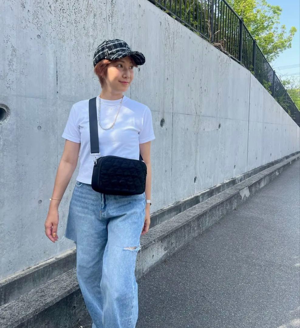 soleile《ボディバッグ》★ブラック★撥水バッグ★新品未使用★