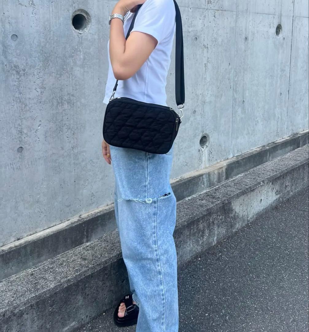 soleile《ボディバッグ》★ブラック★撥水バッグ★新品未使用★