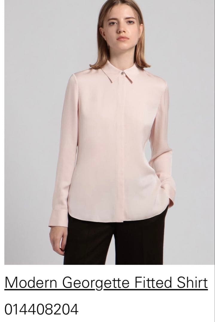 トップス Theory Modern ette Fitted Shirt Theory Fitted Shirt In Ivory