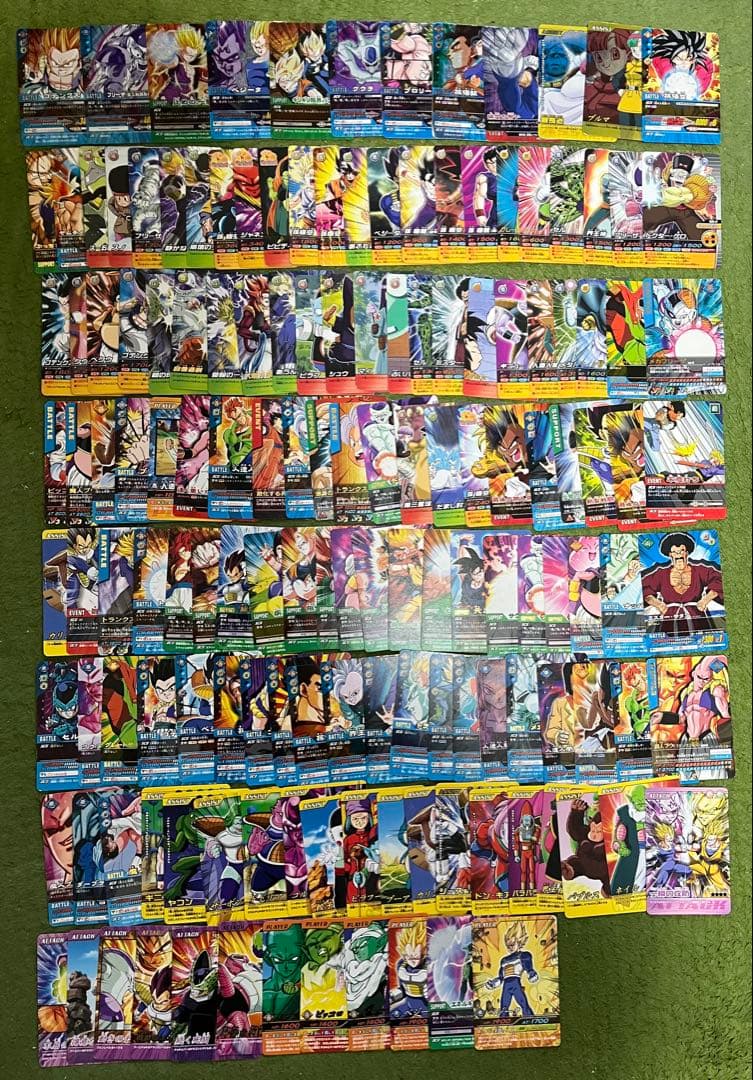ジャンク品】ドラゴンボールデータカードダスまとめ売り 約150枚