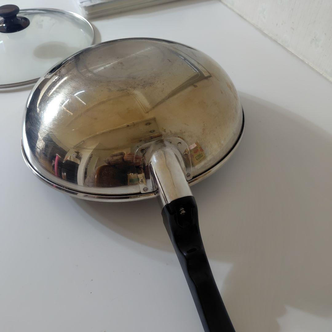 希少 ロイヤルクイーン Royal Queen ふたつき中華鍋 フライパン