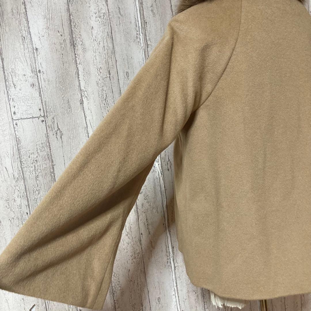 ANAYI アナイ 2way 毛皮 ブルーフォックスファー ショートコート