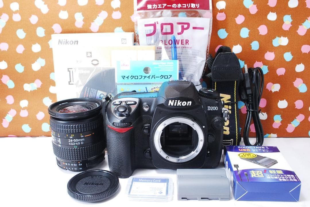 ✨ショット数7755回✨元箱付き✨Nikon D200 レンズセット - メルカリ