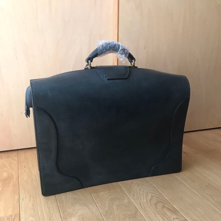 万双 ダレスバッグ ダークグリーン 三つマチ - メルカリ