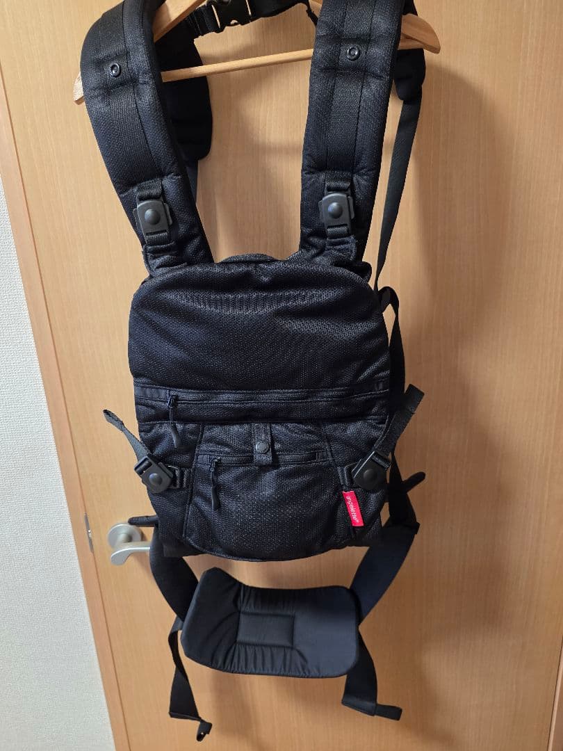 angelette 抱っこ紐 ベビーキャリアオン ブラック angelette BABY CARRIER ON アンジェレッテベビー キャリア オン