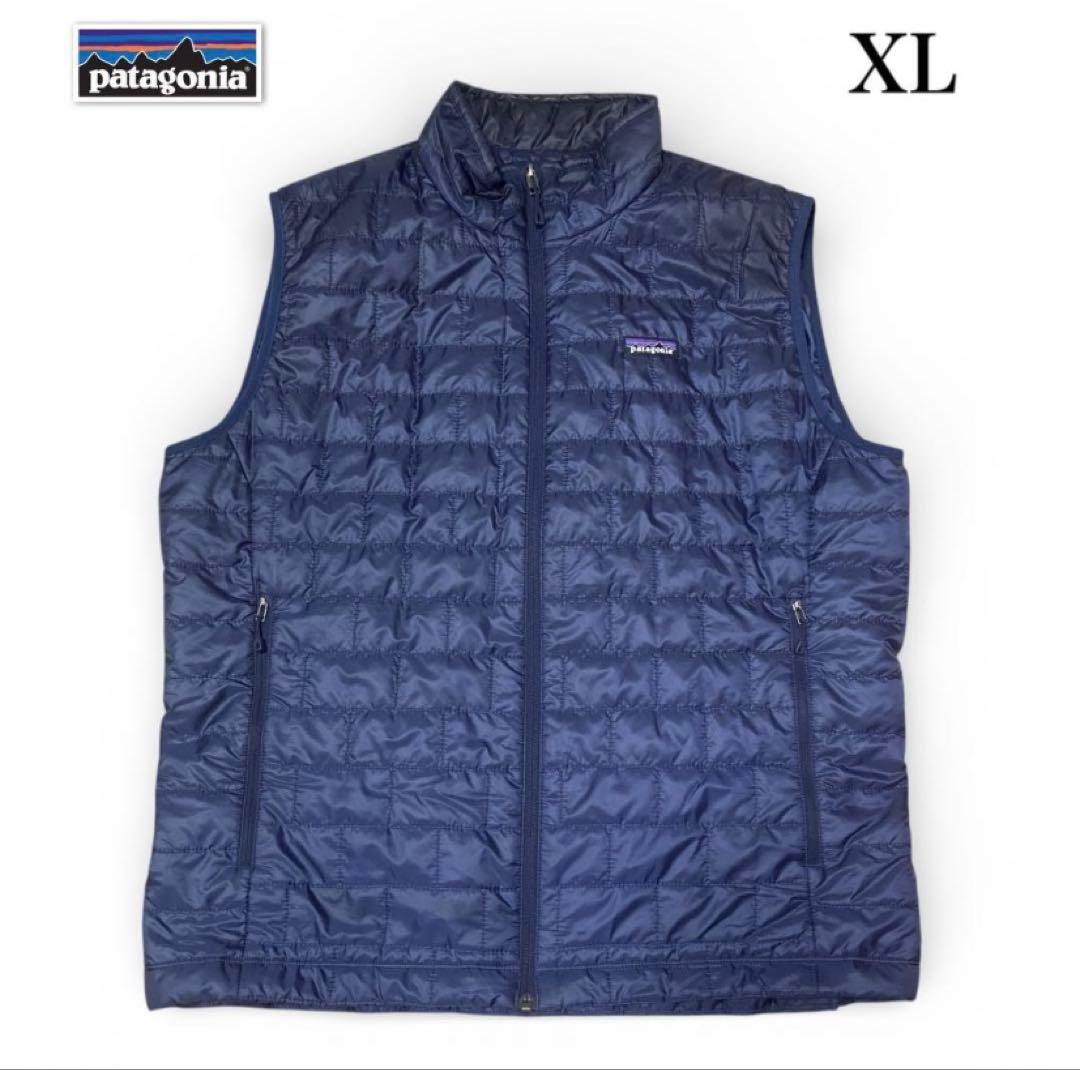 Patagonia パタゴニア　ナノパフ　　ベスト　メンズ XL ネイビー 中古・古着通販】Patagonia (パタゴニア) ナノパフベスト ネイビー