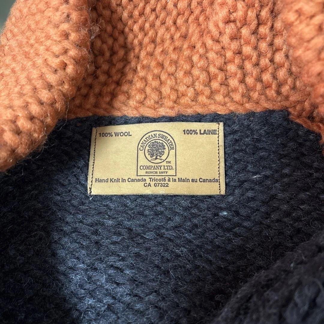 本日限Stussyステューシーcanadian sweaterカウチンニッチ希少 - メルカリ