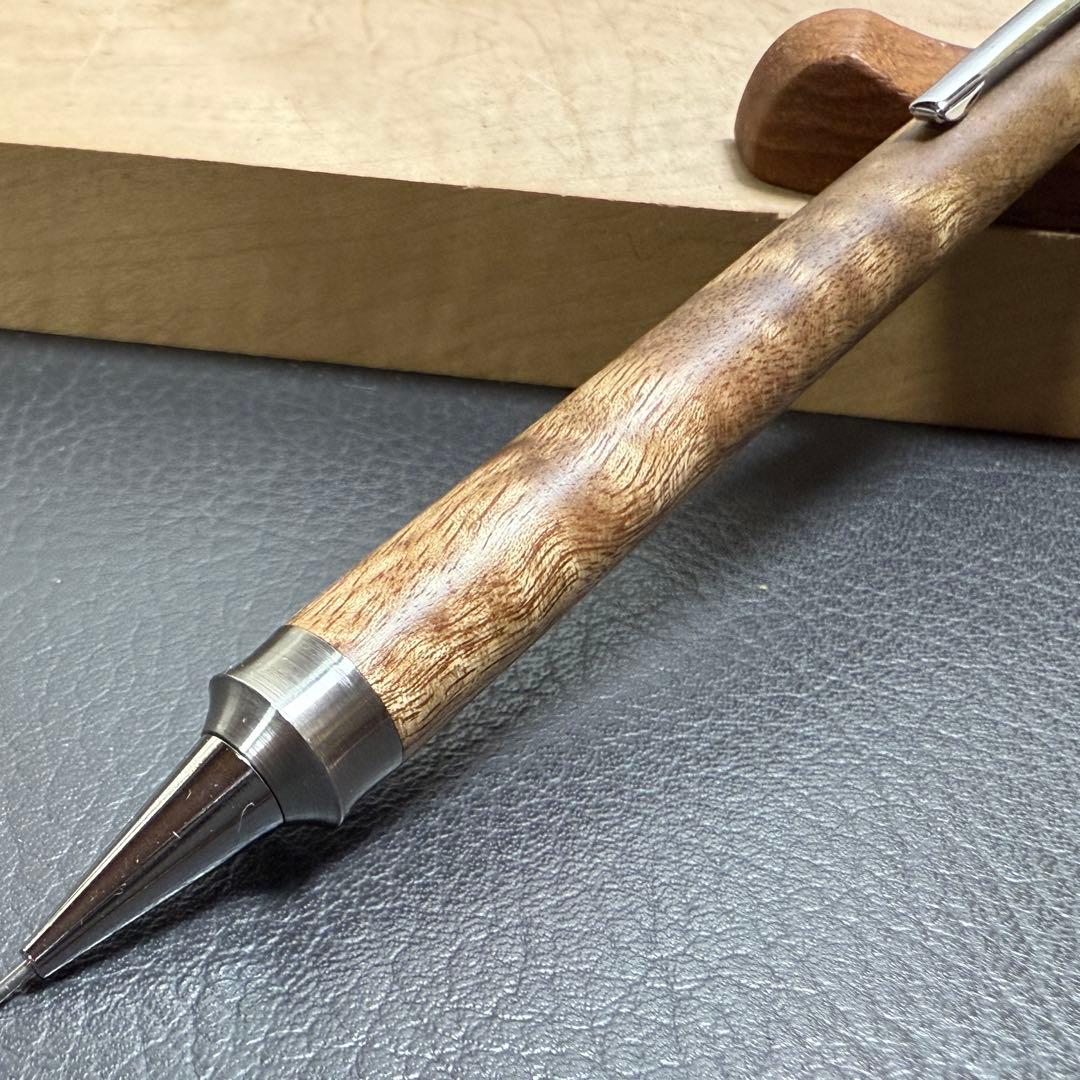 199マーブルウッド 木製シャーペン 強低重心ダブルR ステンレス