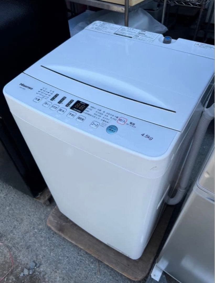 2019年式 4.5kg ハイセンス 洗濯機 HW-T45D