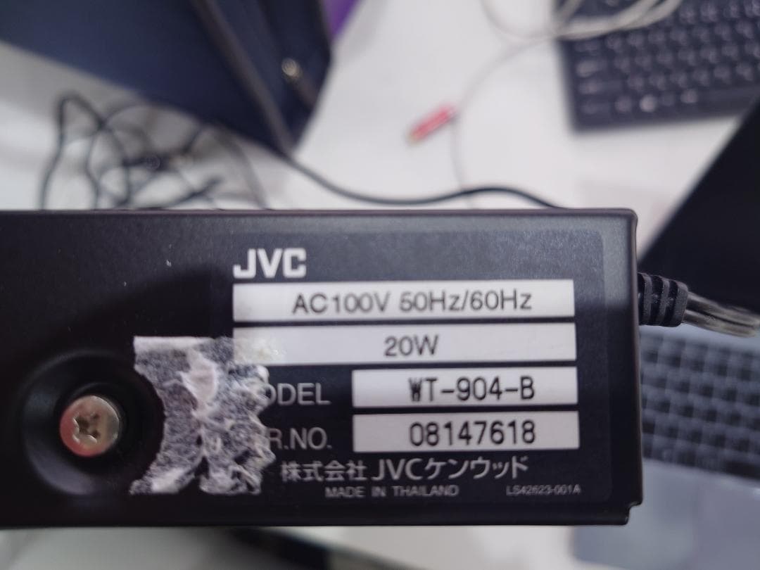 JCVワイヤレスチューナー、マイクセット