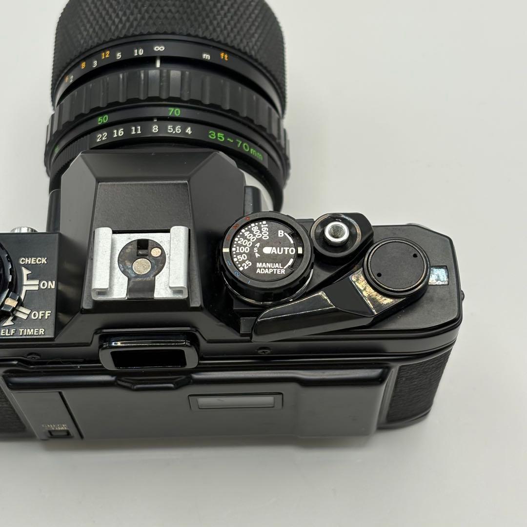 OLYMPUS OM10 ブラック ＋ 35-70mm ズームレンズ 動作未確認 - メルカリ