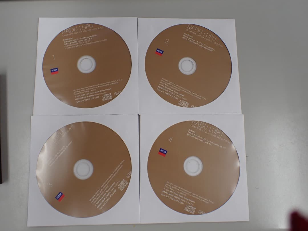 ラドゥ・ルプー デッカ録音を収めたCD10枚組【中古】