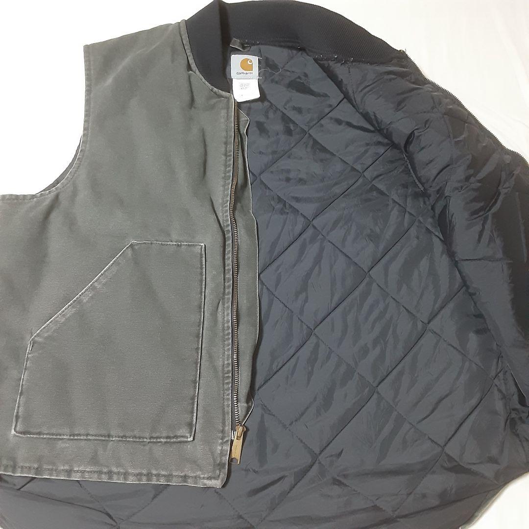 Carhartt ダックベストXL USA製 腰ゴム モス V02MOS - メルカリ