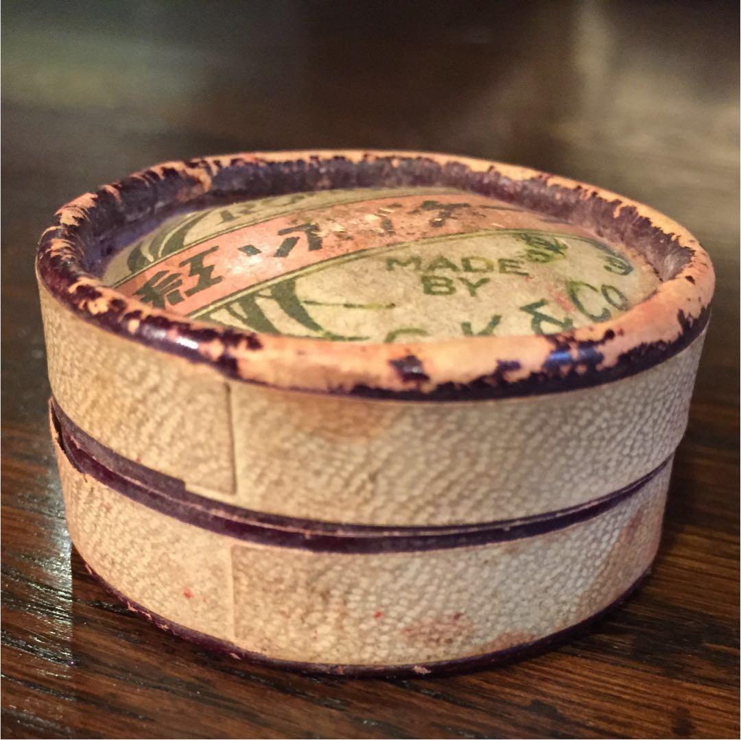 大正時代〜明治時代 化粧品 チーク 頬紅 骨董品 モガ アンティーク