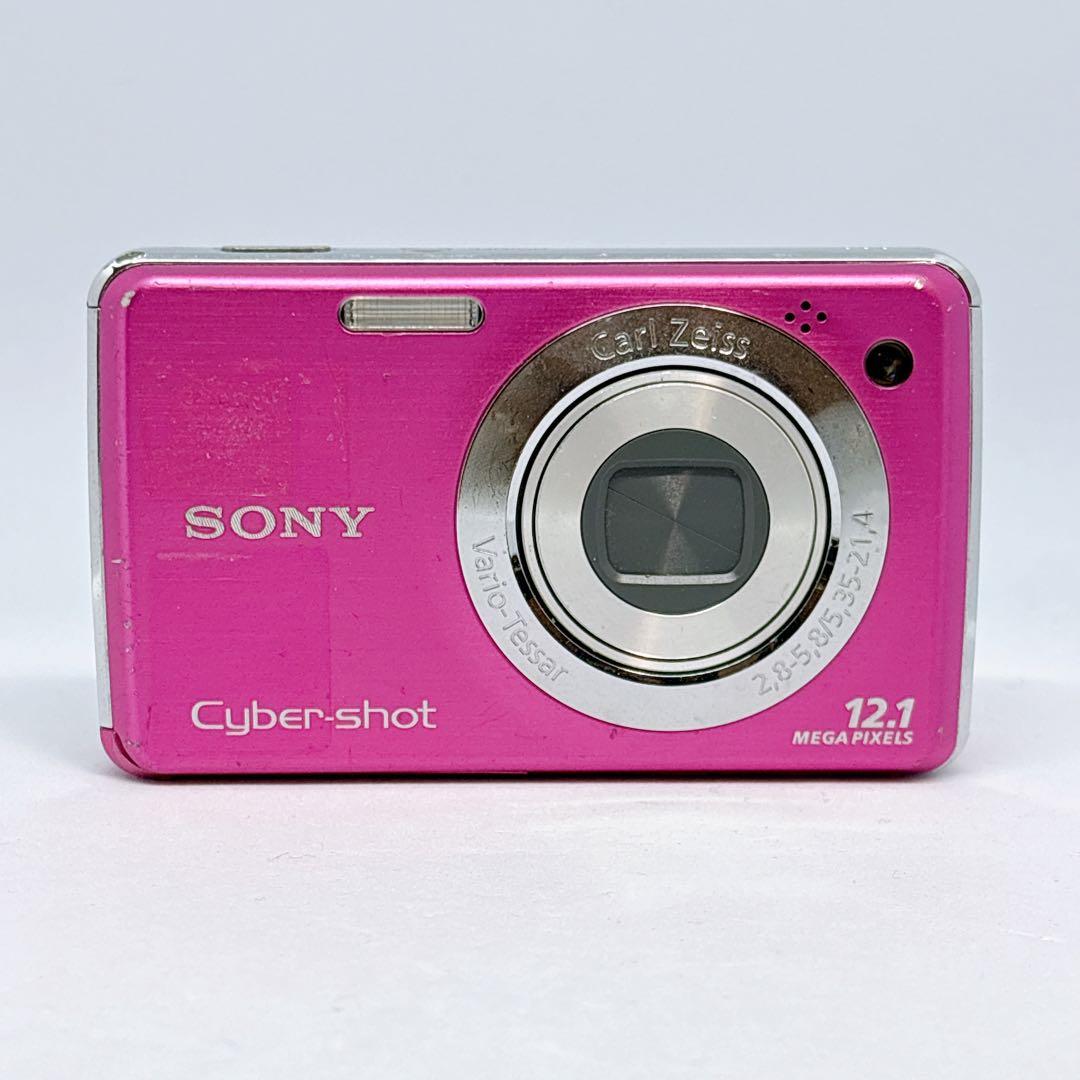 SONY ソニー Cybershot DSC-W220 デジカメ ピンク - メルカリ