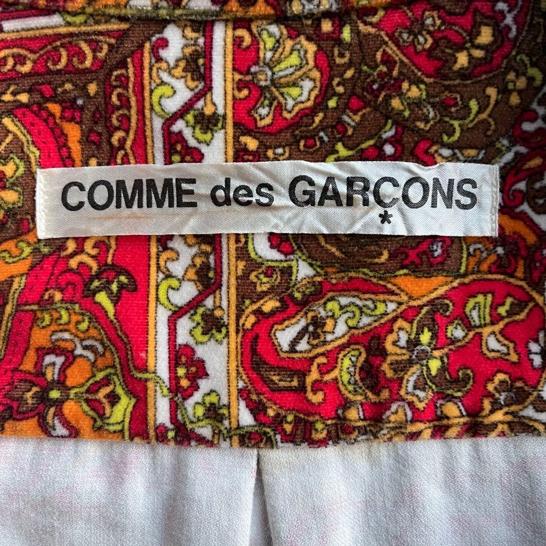 コムデギャルソン ベルベット ベロア ペイズリー シャツ - メルカリ