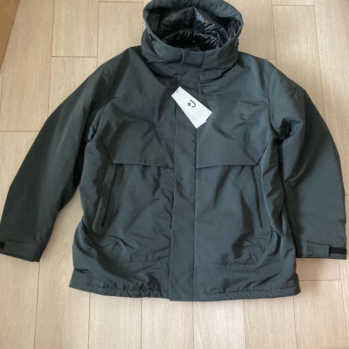 UNIQLO +j ハイブリッド ダウン オーバーサイズパーカXLダークグリーン