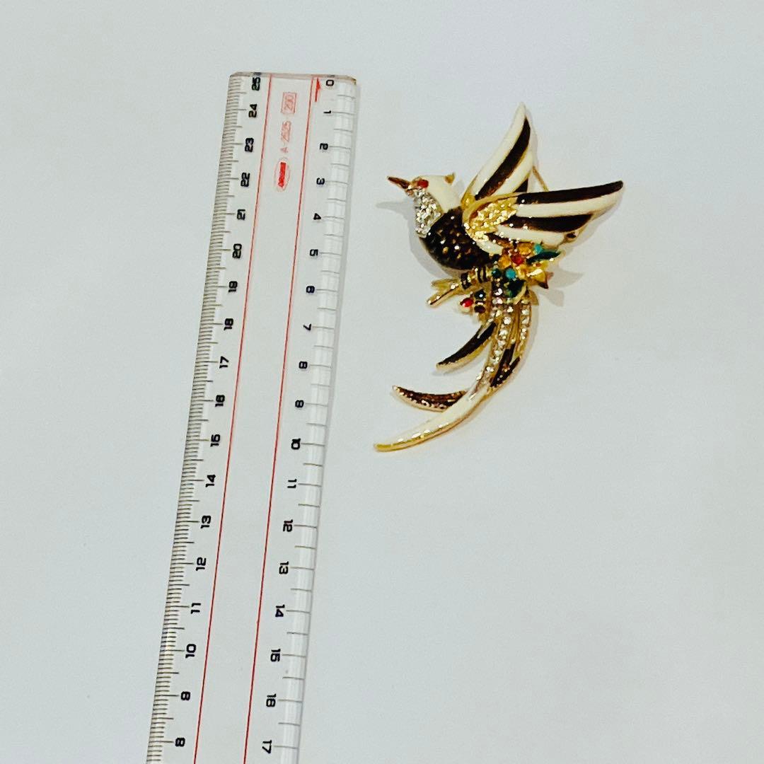 d*2様 DORLAN 鳥型ブローチ 約10cm - メルカリ