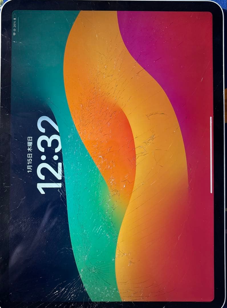 液晶・タッチOK iPad Pro 11 第1世代 画面割れ FaceID不可 iPad Pro 11インチ(第1世代) 画面破損 映らない 液晶漏れ データ