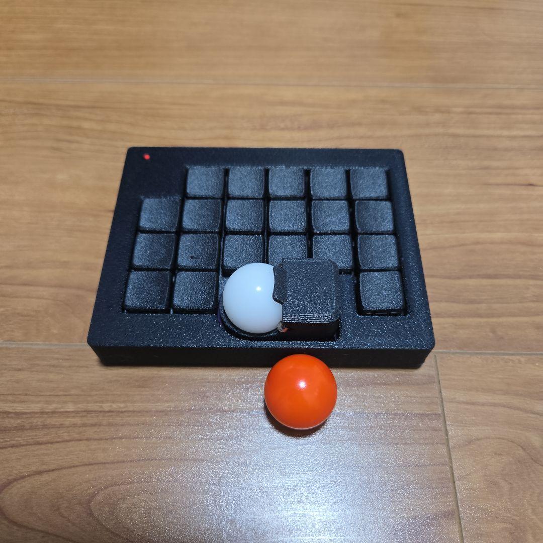 Orbee トラックボール ロープロファイル 無線分割キーボード zmk