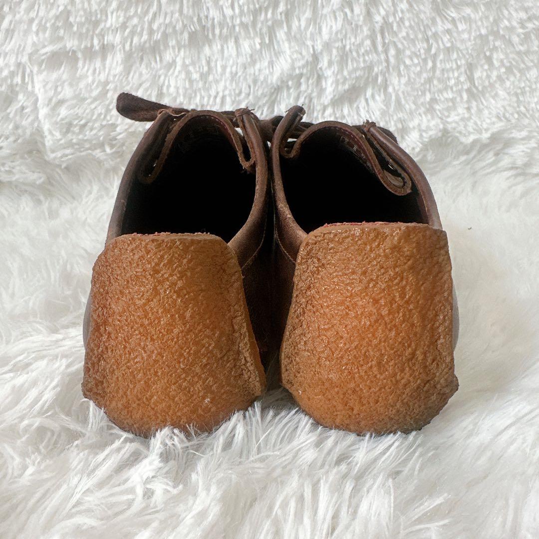 クラークス ナタリー ダーク ブラウン レースアップ レザー 25.5cm