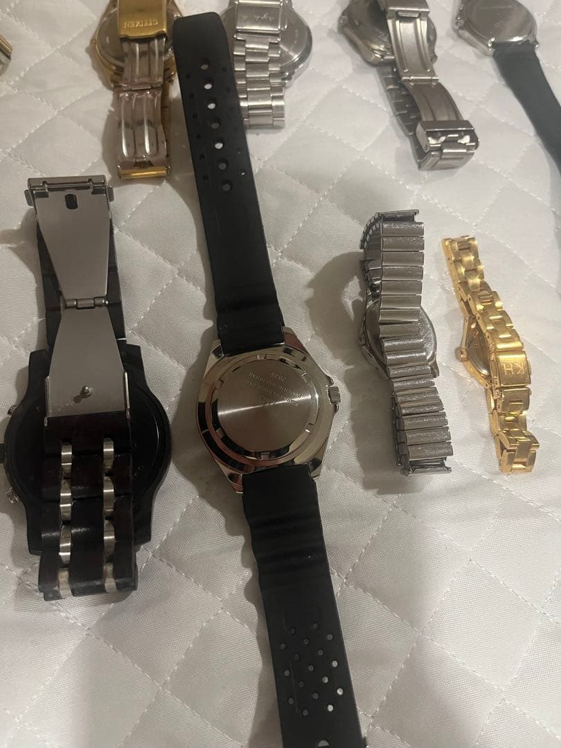 Omega 2個citizen &seiko 箱とストラップ付属。腕時計 - メルカリ