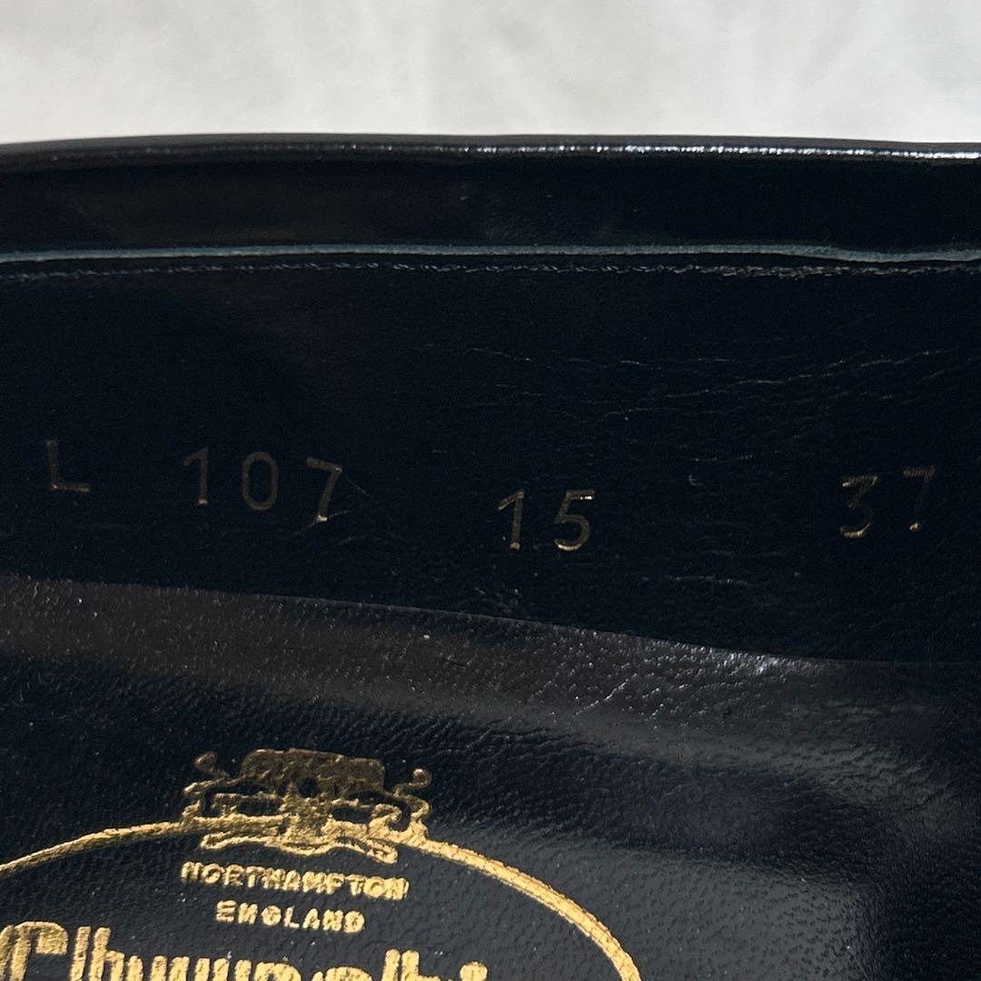 【美品】チャーチ ローファー 37 23.5cm ブラック 黒 イタリア製