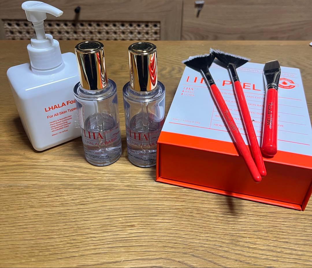 ララピール 洗顔・ハケセット 楽天市場】ララピール （BASIC ＆ULTRA & クレンザー ） 各2回分 洗顔