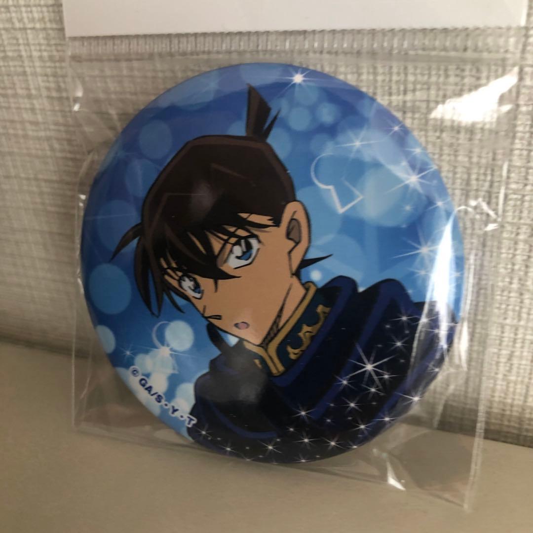 名探偵コナン 工藤新一 缶バッジ 黒衣の騎士 - メルカリ