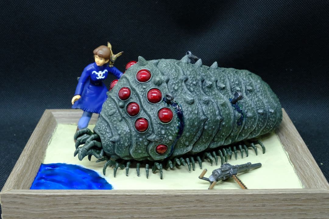 風の谷のナウシカ　プラモデル　ジオラマ　完成品 バンダイ（1/20スケール） 風の谷のナウシカ 1/20 カイに乗るナウシカ [プラモデル] : ホビー