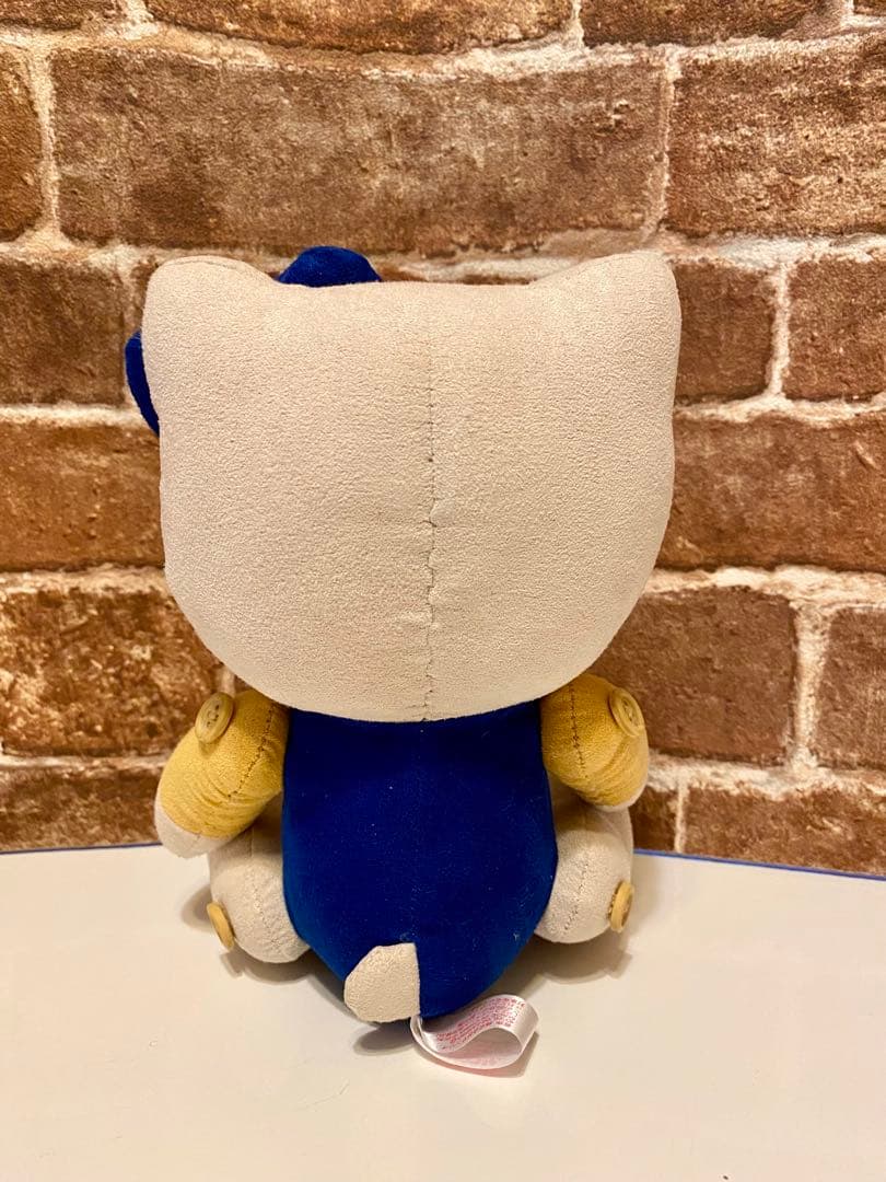 ②激レア❗️ハローキティ スウェード調ぬいぐるみ！平成レトロ！入手