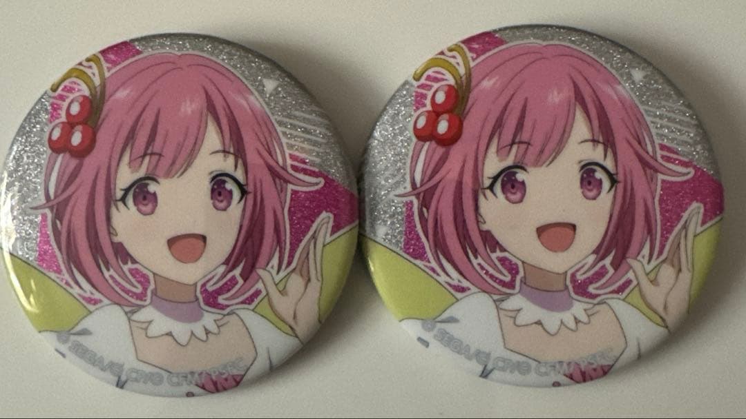 プロセカ 鳳えむ 劇場版 グリッター缶バッジ - メルカリ