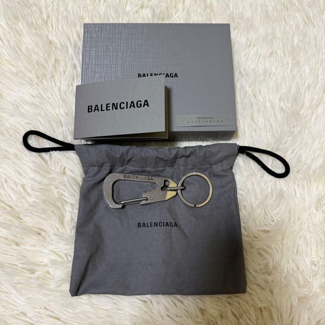 バレンシアガ SPACE KEYRING スペースキーリングカラビナ メンズ