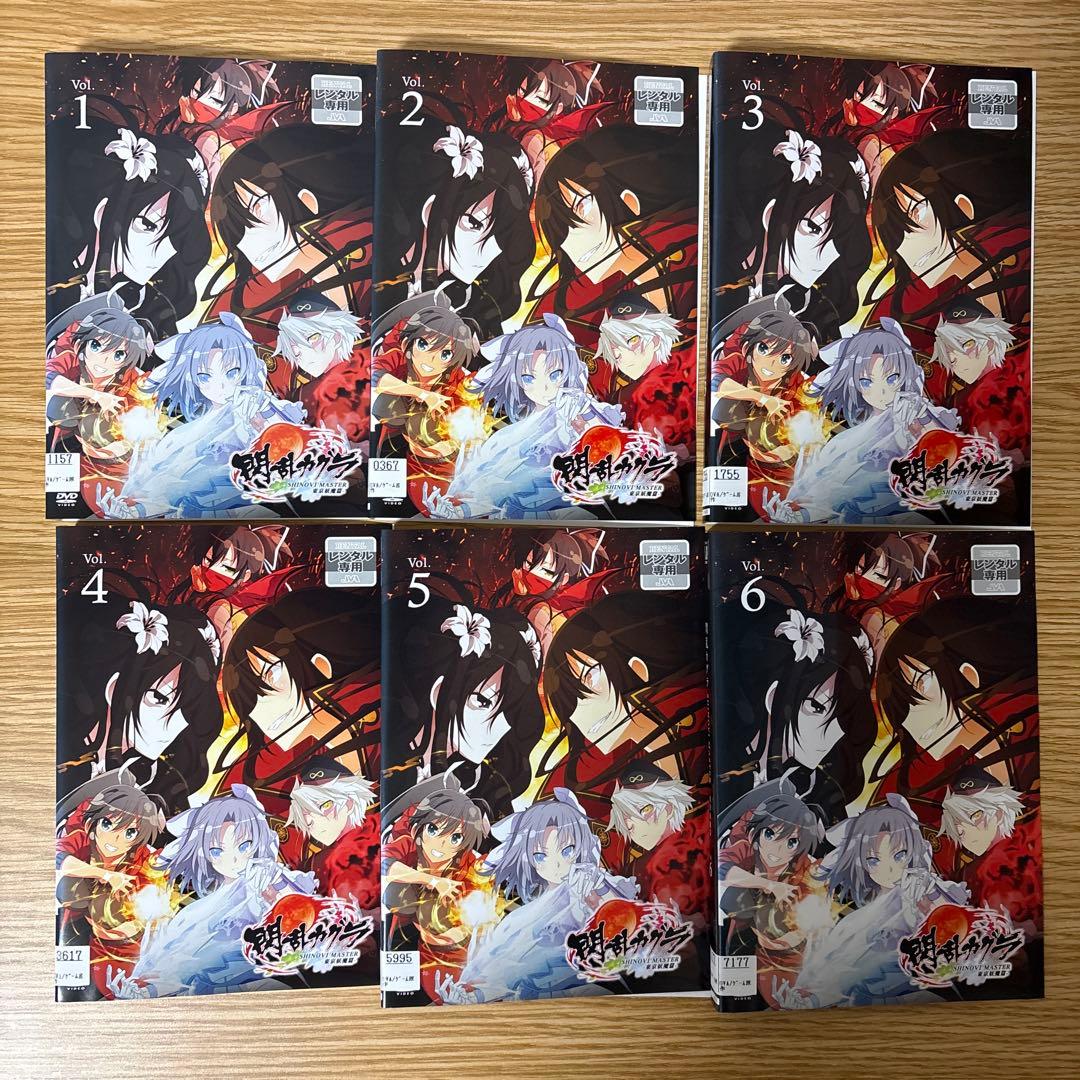閃乱カグラ 全6巻＋SHINOVI MASTER東京妖魔篇 全6巻 DVD 全巻