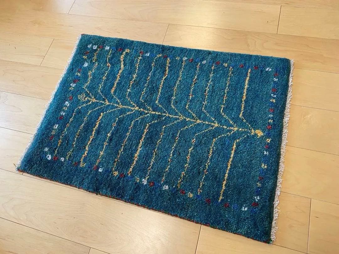 イラン製ギャッベ 玄関マットサイズ (61×83) ギャッベ / 玄関マットサイズ