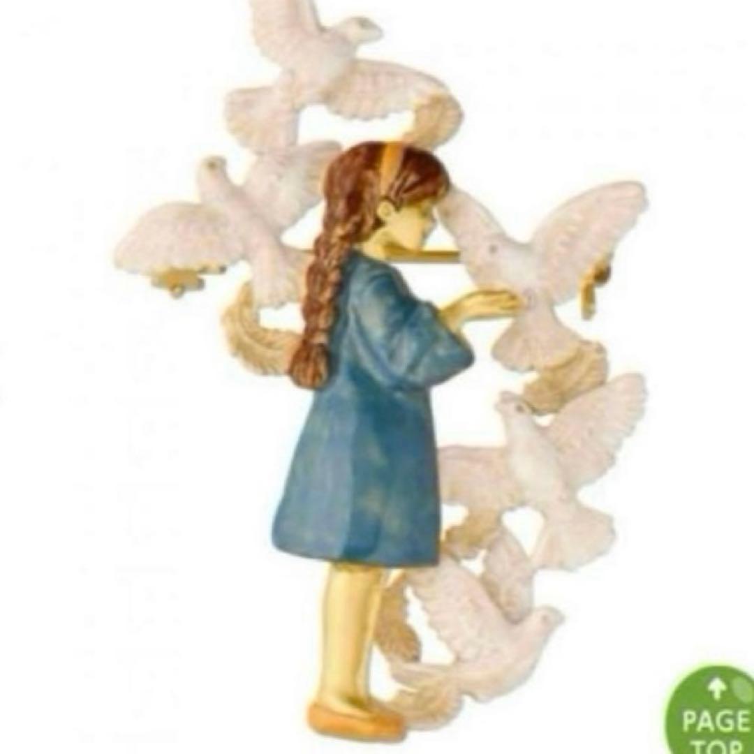 天空の城ラピュタ ブローチ シータと白い鳩 パルナートポック - メルカリ