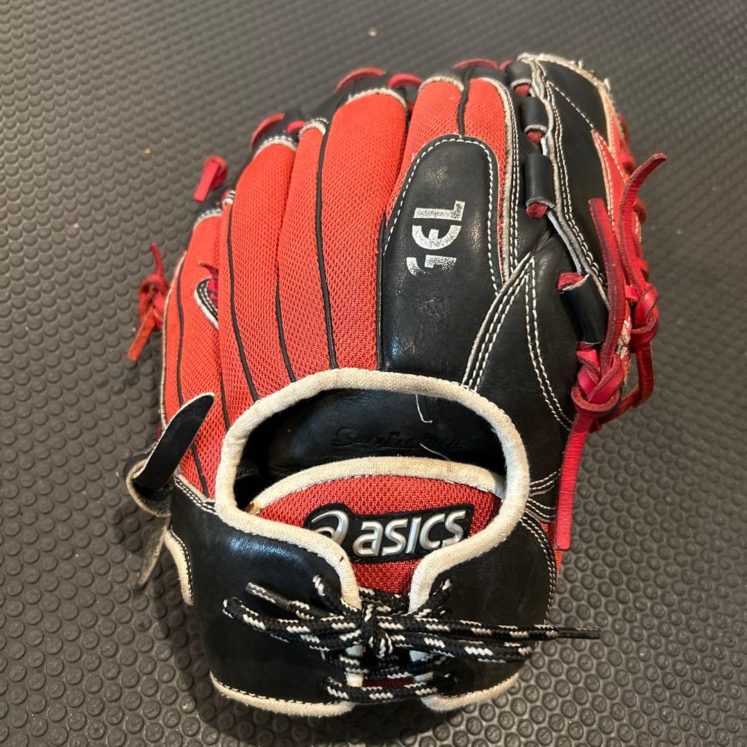 asics 軟式グローブ BGR4TA レッド/ブラック asics 軟式グローブ BGR4TA レッド/ブラック asics 軟式グローブ
