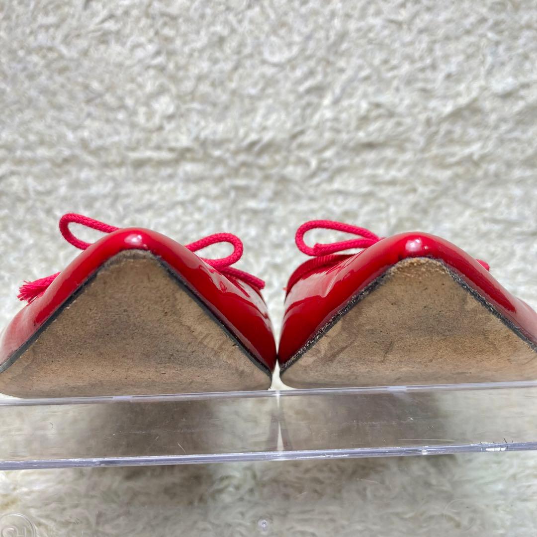 極美品』レペット ブリジット フラット パンプス バレエシューズ 赤 40