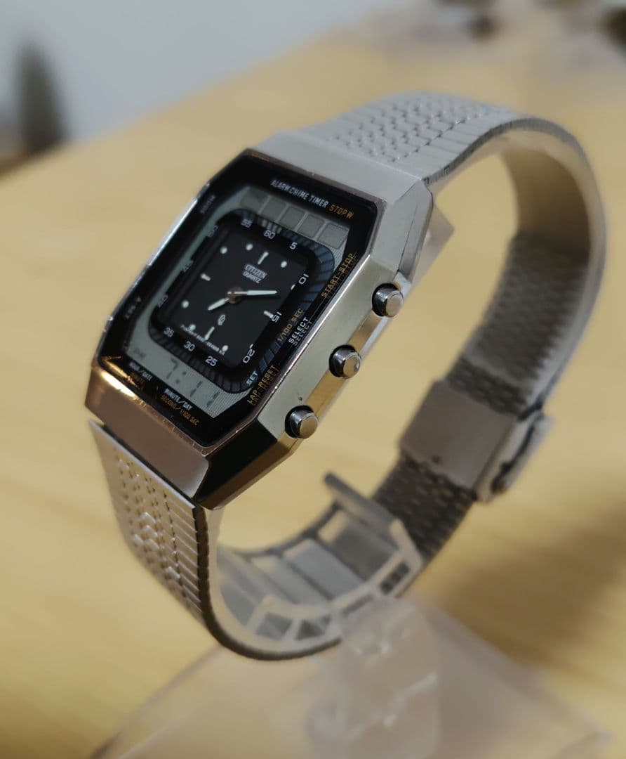 CITIZEN アナデジ 4-082911 ランサー 稼働品 - メルカリ