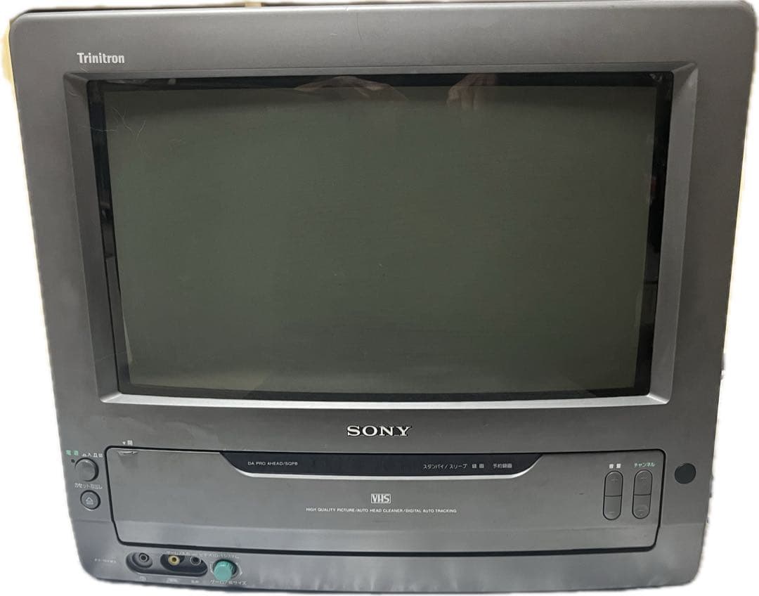 ジャンク】SONY Trinitron ブラウン管テレビデオ - メルカリ