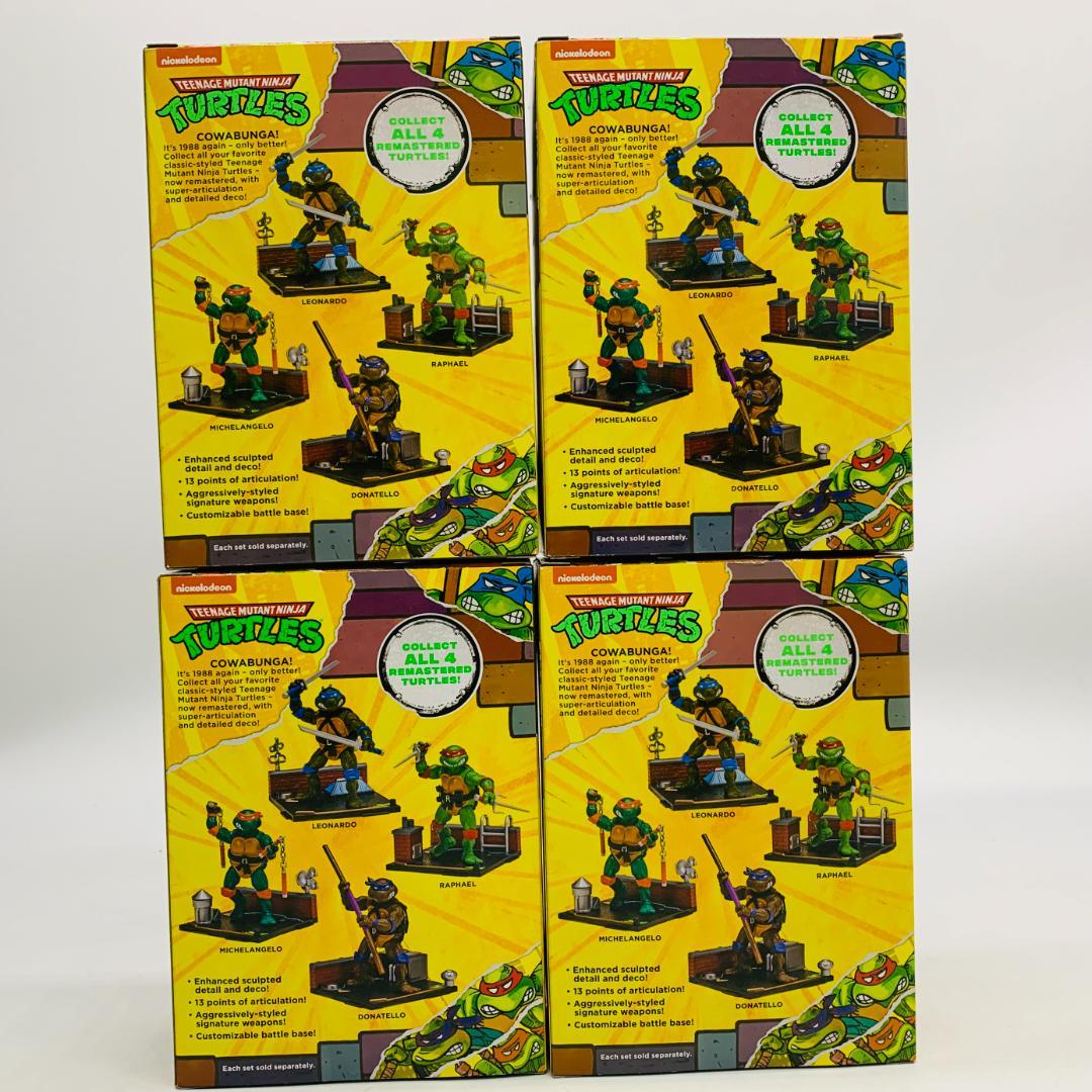 プレイメイツ ミュータント・タートルズ 40周年 1988リマスター 4体