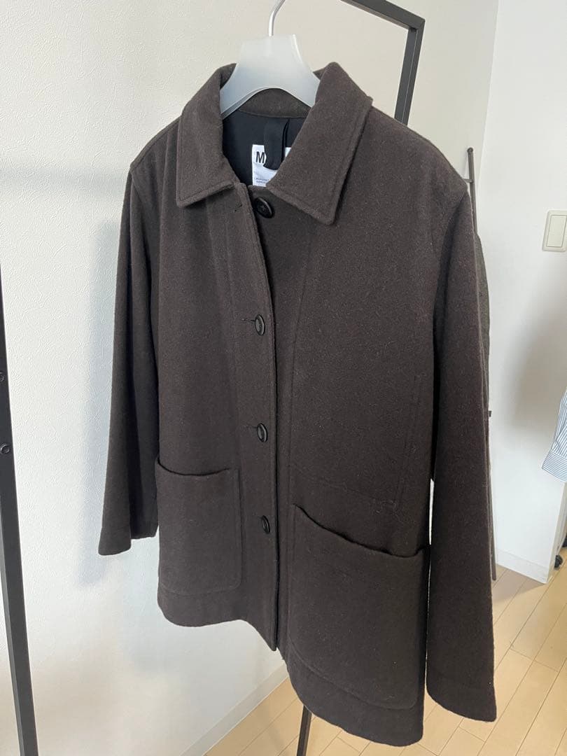 【専用】23AW MHL FELTED SHETLAND WOOL Margaret Howell MHL Felted Shetland Hat - Black | Garmentory