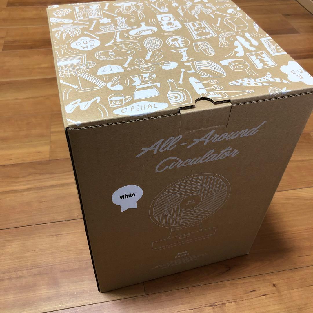 【新品】BRUNO 全方位サーキュレーター BOE143 WHモーター搭載 BRUNO（ブルーノ） 公式 全方位サーキュレーター BOE143 扇風機 省電力