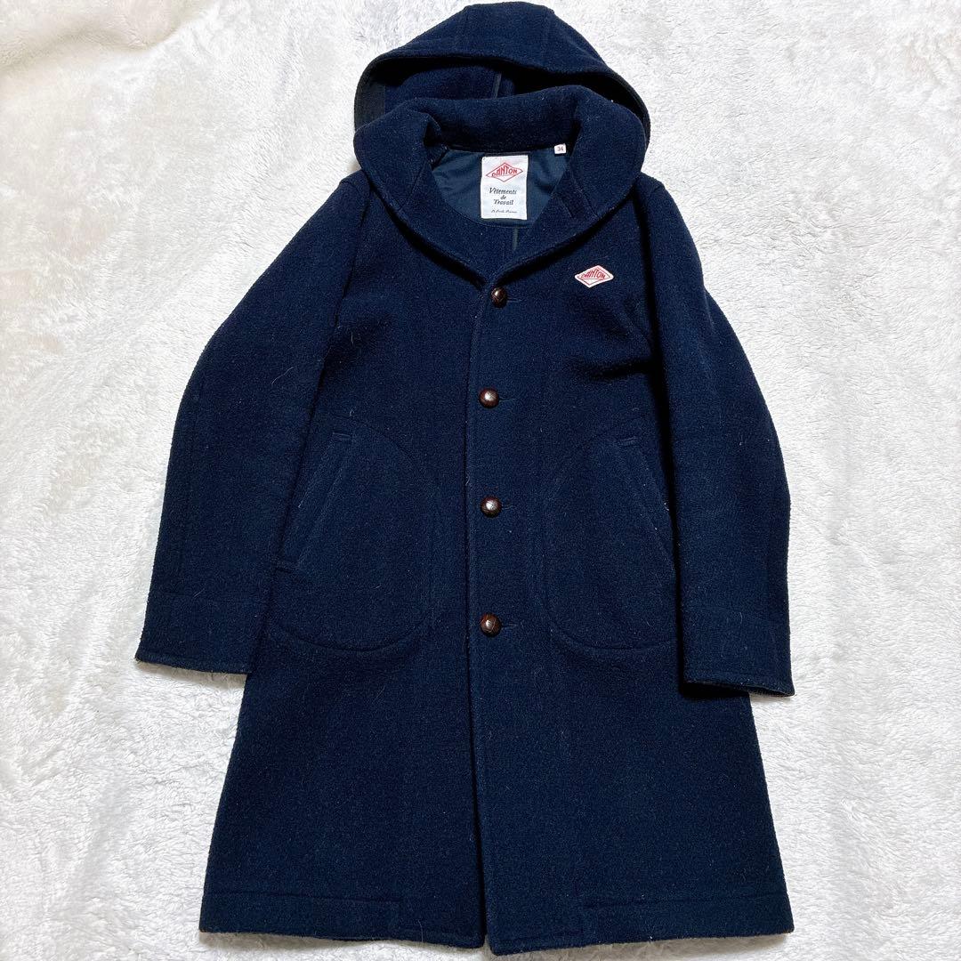 DANTON ダントン ウールモッサ コート 胡桃ボタン - メルカリ