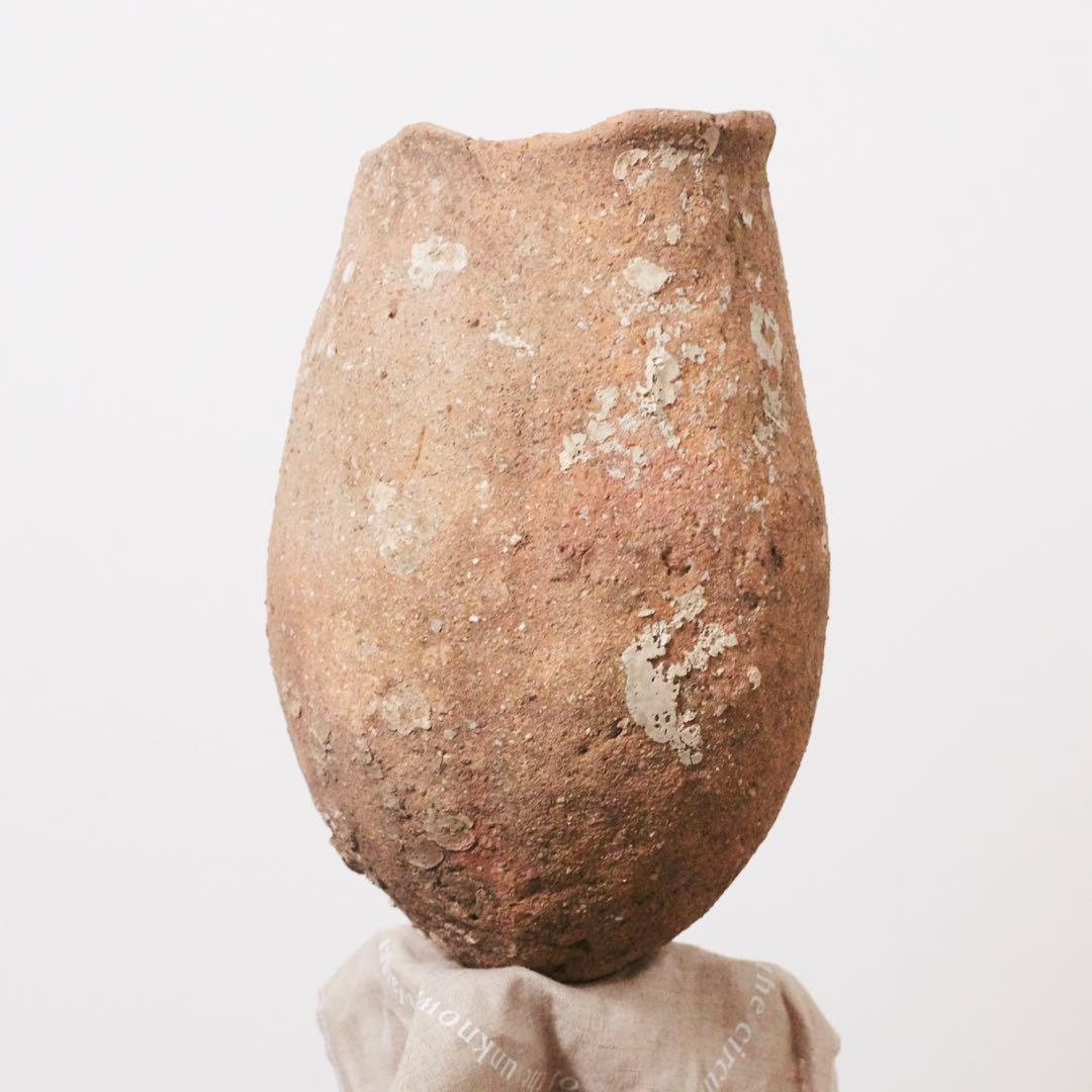 海揚り品 江戸期 古備前 蛸壺・時代壺・花生・掛花生 - メルカリ