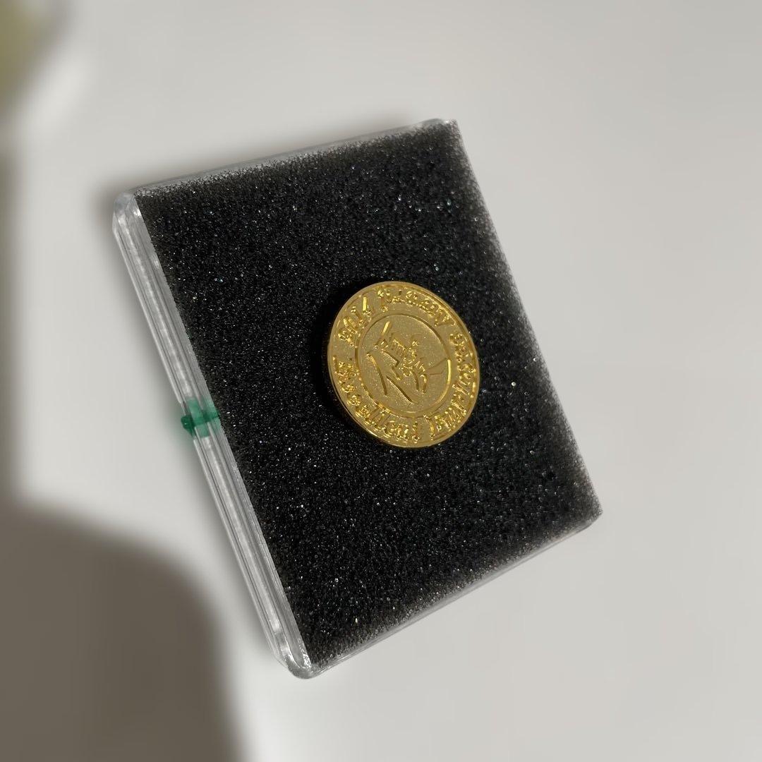 純金　金　バッチ　ピンバッチ　ノベルティ　グッズ　コレクション　5.5g