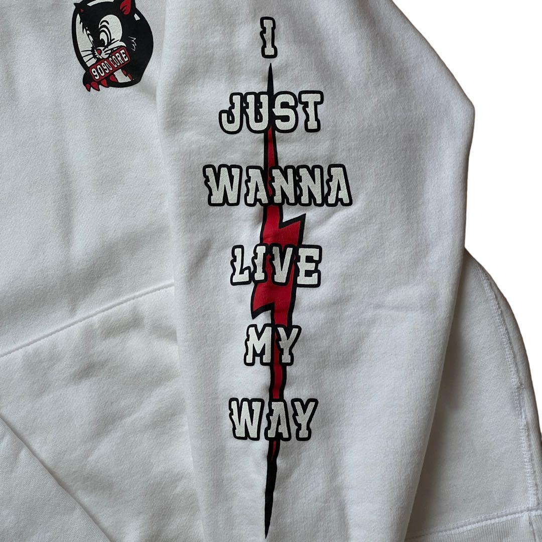 ☆完売品☆9090 × Novel Core ノベルコア パーカー L 白 - メルカリ